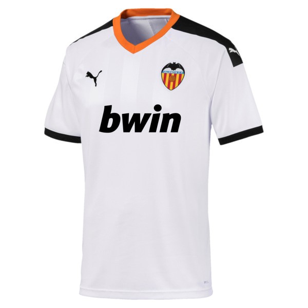 Tailandia Camiseta Valencia 1ª Kit 2019 2020 Blanco